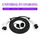 Зарядный кабель Тип 1-типа 2 для электромобилей Тип 3 зарядный кабель для электромобилей SAE J1772 Соответствует IEC 62196-2