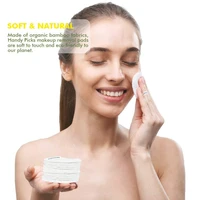 20pcsset facial remover bamboo fiber facial skin care nursing pads cleaning makeup remover pads reusable cotton pads make up