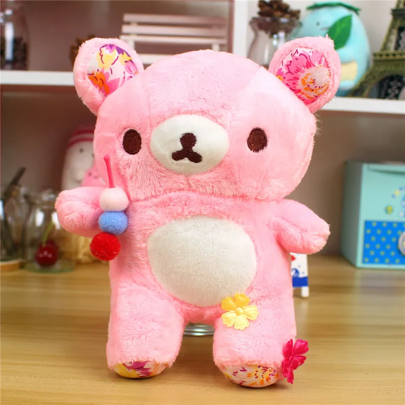 Мишка плюшевая японская Сакура мишка розовая 10 дюймов мягкая кукла животное
