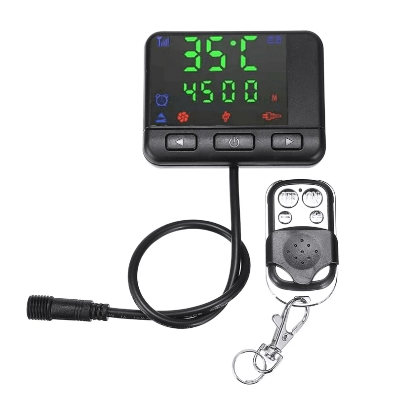 

1Set LCD Display Monitor Controller Switch+Remote Control Accessories For Car Track Diesels Air Heater Parking Heater
