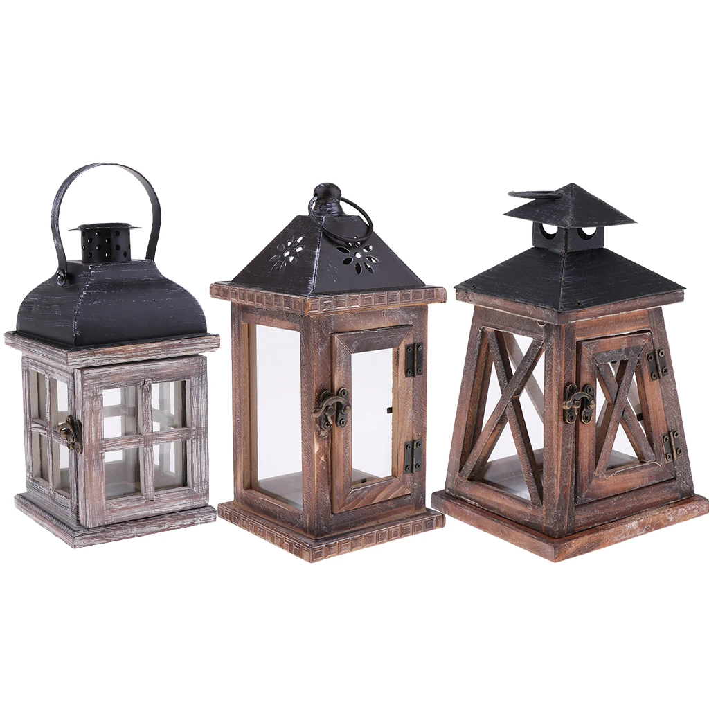 Vintage Wooden Candlestick For Hanging Lantern Indoor Or Outdoor | Дом и сад
