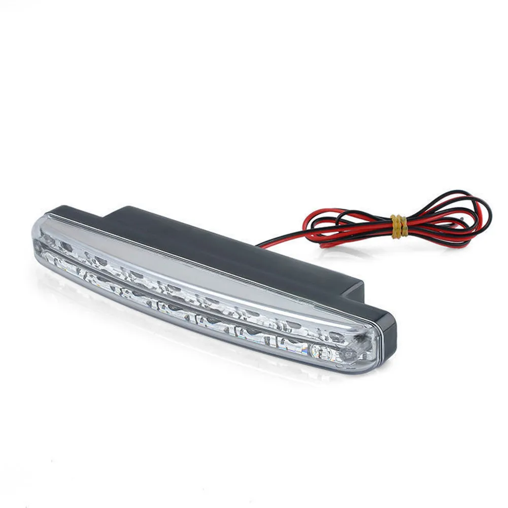 

2Pcs 8 LED Daytime Running Lights Car Driving DRL Fog Lamp Light White Bright 12V Easy Installation Car Lights