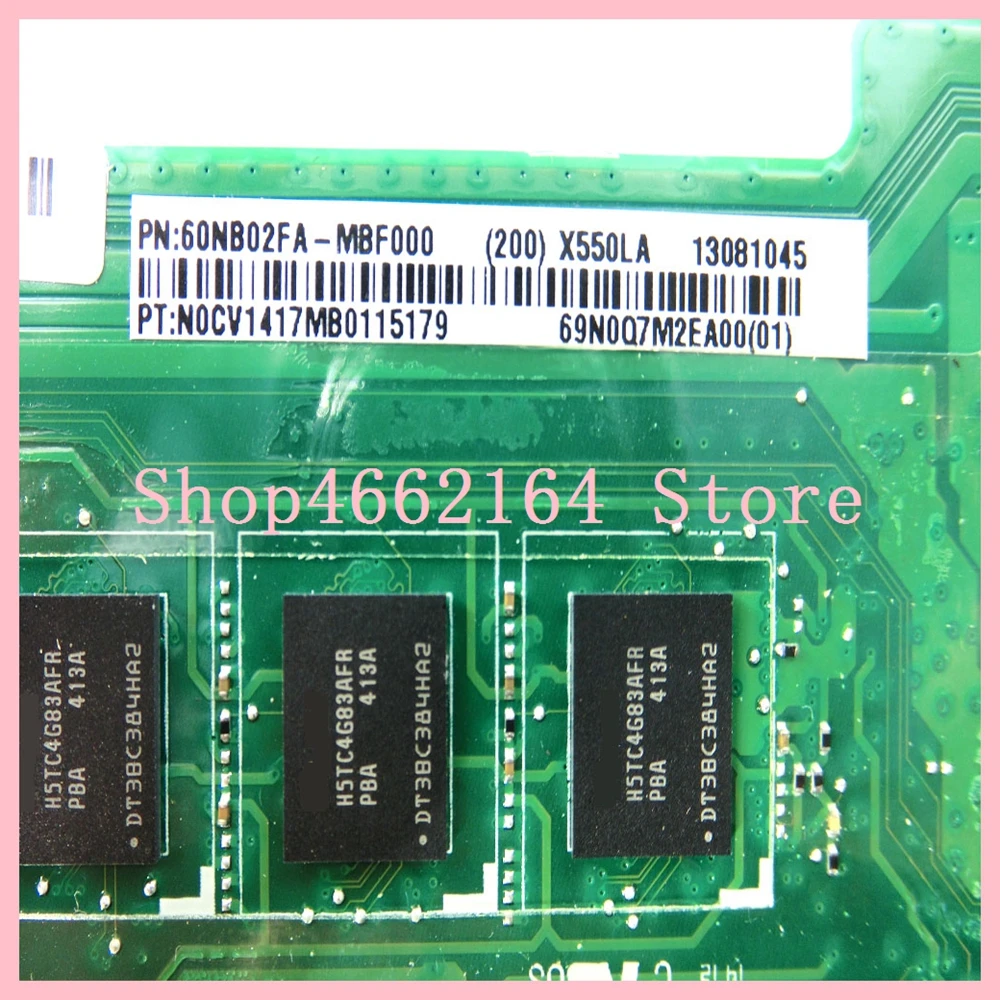 X550LA материнская плата I5 4200 процессор 4 Гб RAM для ASUS A550L X550LD R510L X550LC X550L X550 ноутбука