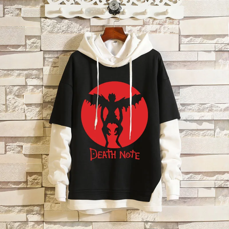 

Толстовка для косплея аниме «Death Note», L · Lawliet, костюм, пальто с капюшоном, модная весенне-осенняя Толстовка для мужчин и женщин
