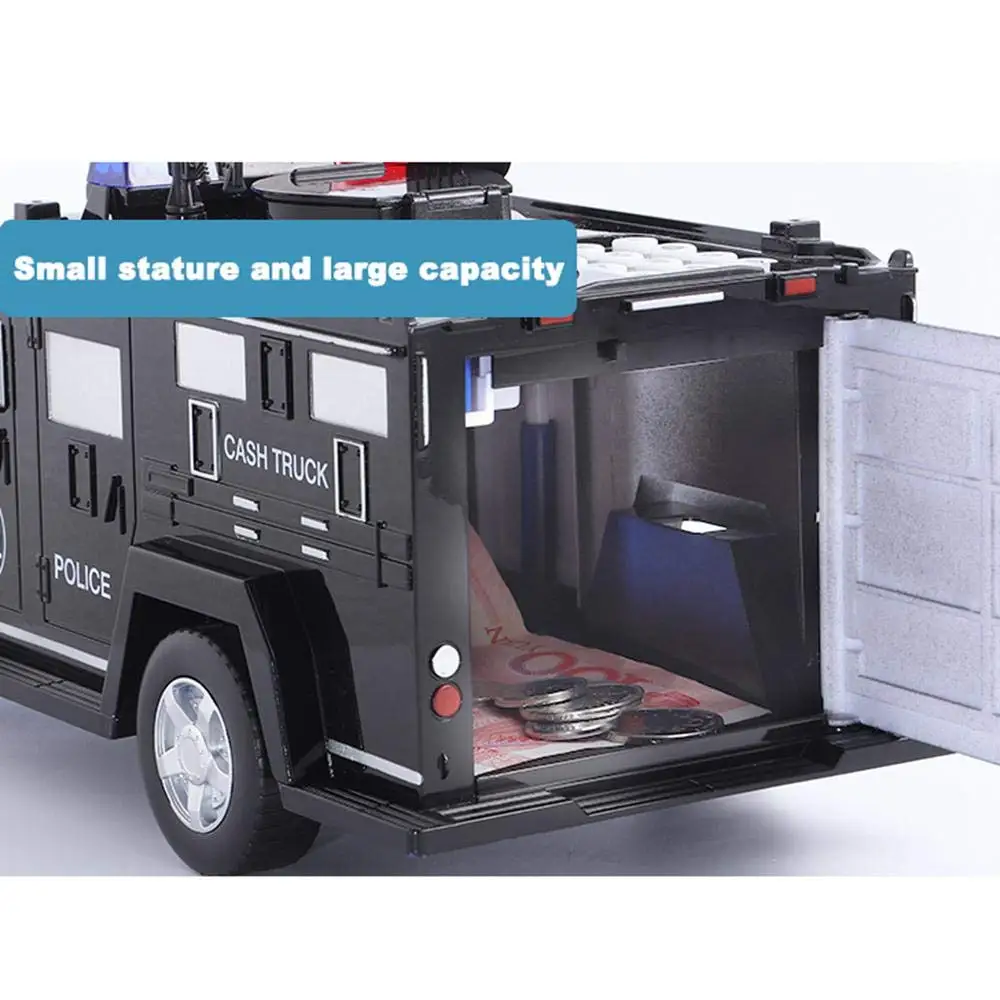 Автомобильный Копилка Детская большой Сейф экономии копилку музыка отпечатков