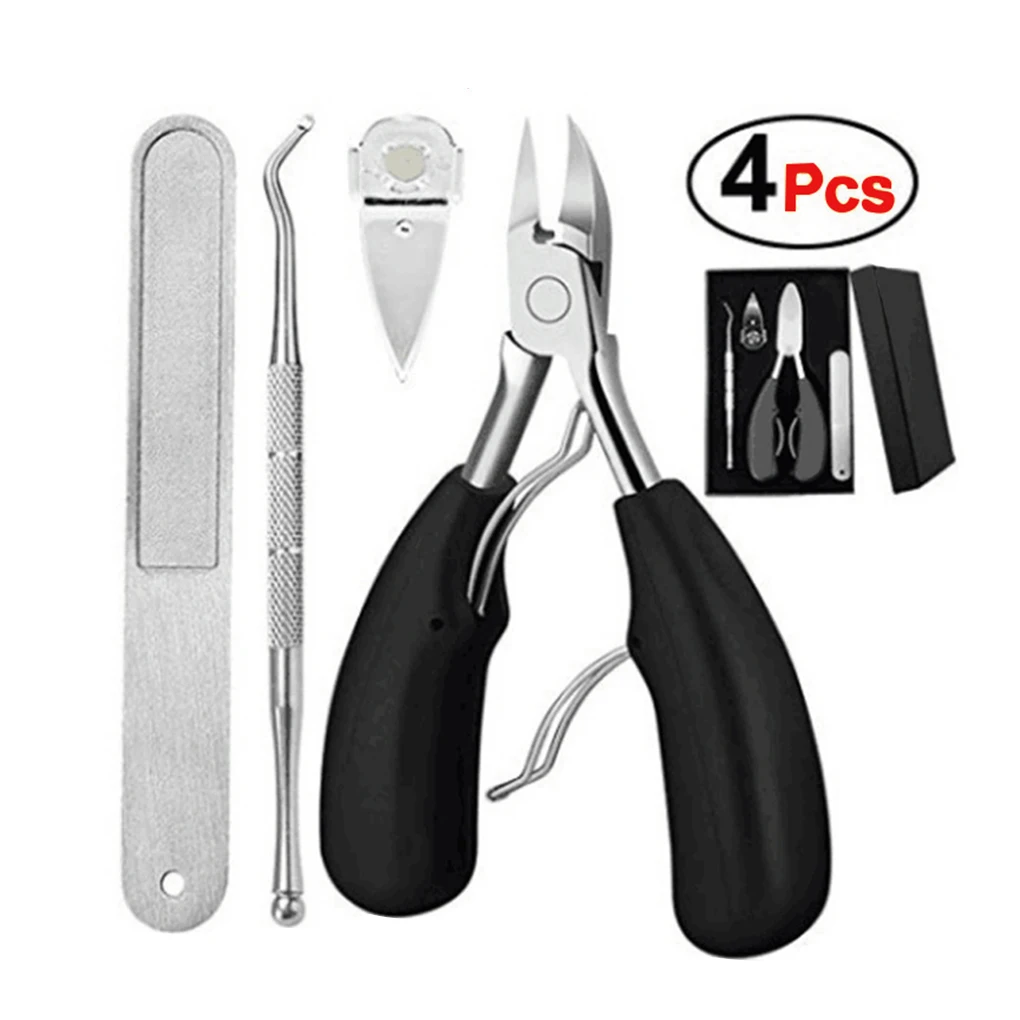 

Professional Toe Nail Clippers Remove Dead Skin Nail Correction Nippers Ingrown Toenail Cuticle Edge Cutter Pedicure Care Tool