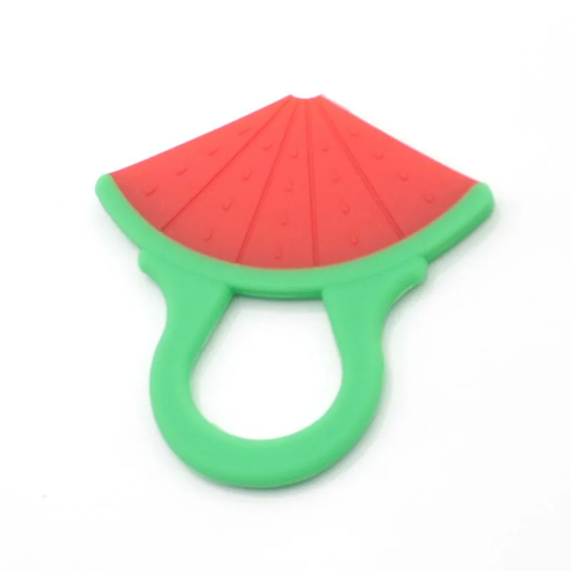 

1Pcs Safety Silicone Children's Fruit Teeth Latex Training Baby Orange Watermelon Grape No Bpa Training Teether Toy