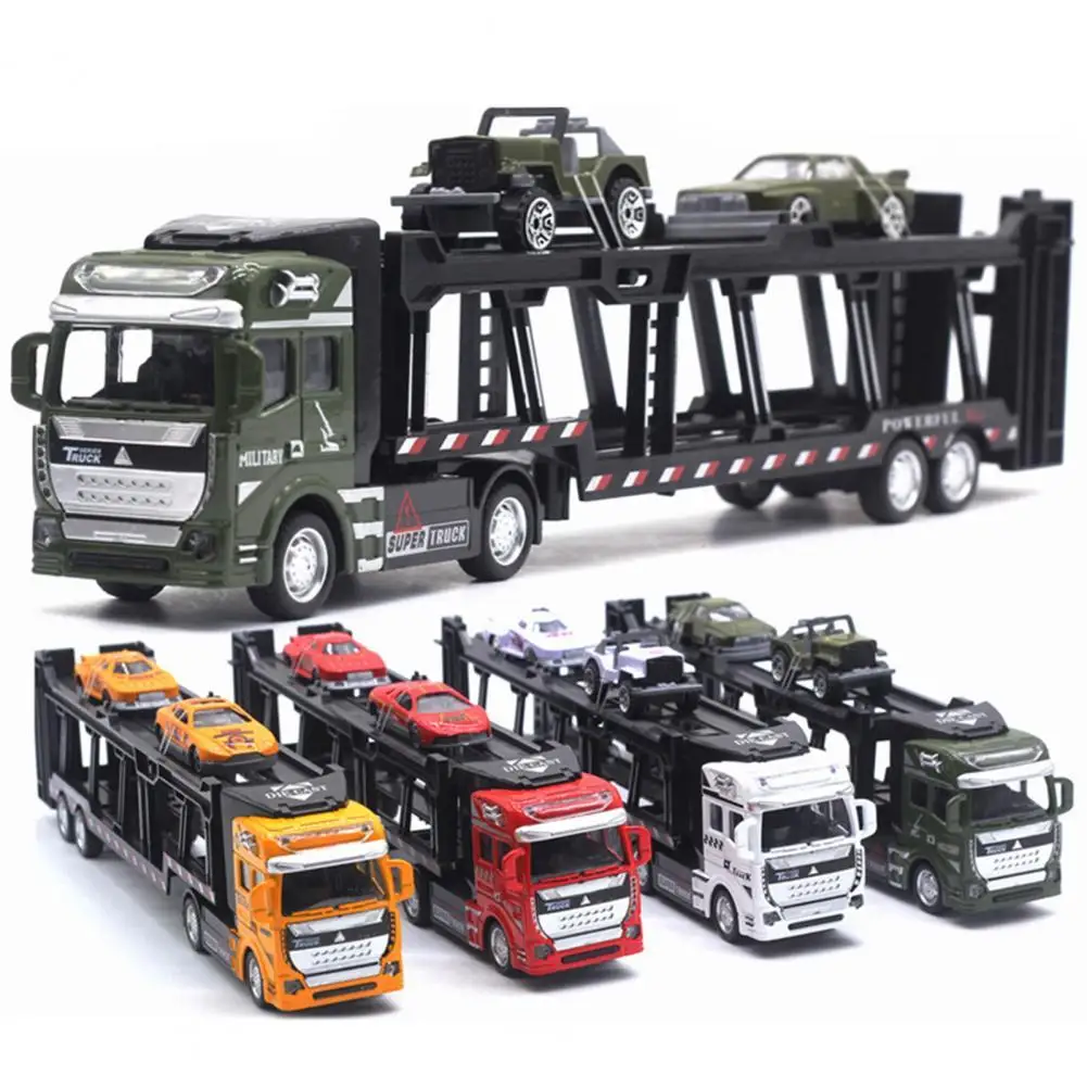 

1:48 игрушечные автомобили из сплава для детей, литые инженерные модели автомобилей, пожарная машина, игрушки для мальчиков, подарок, экскава...