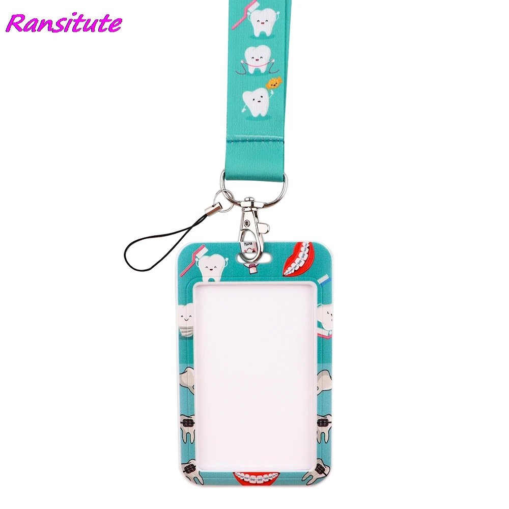 Ransitute R1804 уход за зубами творческих шнурки для кредитных карт врача стоматолога ID