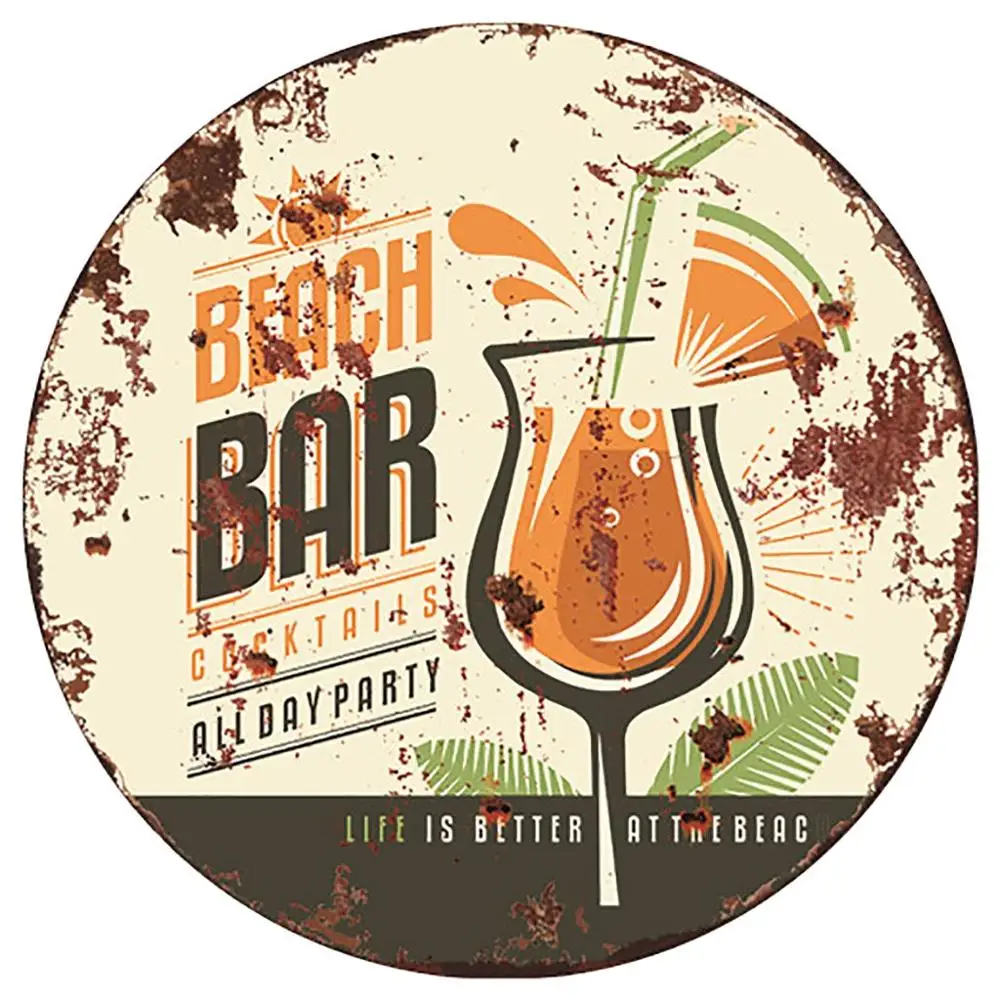 Металлический знак дополнительный постер с пивом Настенный декор металлический