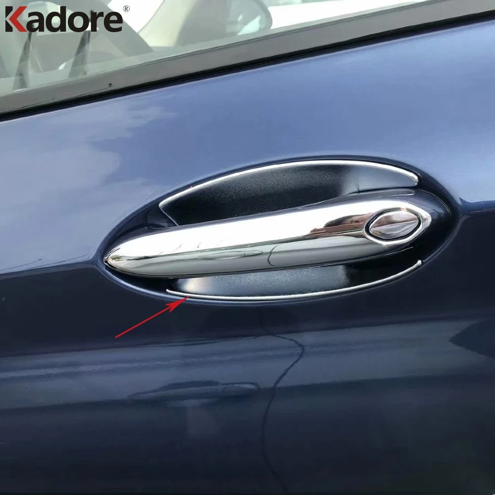 Для BMW X3 2018 2019 ABS Хромированная Автомобильная боковая дверная ручка Чаша крышка