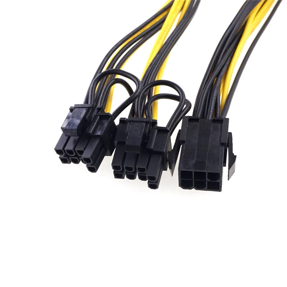 2 шт. 6 контактный разъем PCI Express на x PCIe 8 (6 + 2) Материнская плата видеокарта e GPU VGA
