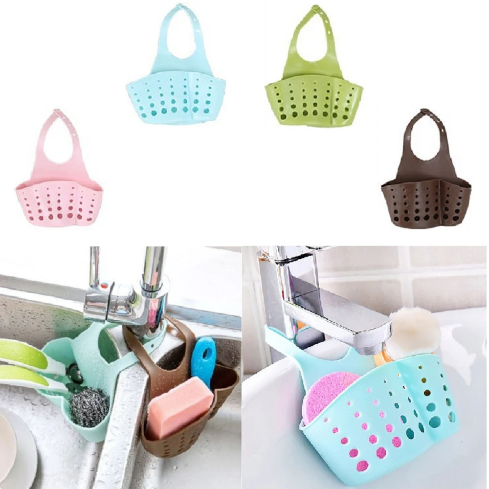 Держатель для хранения Dozzlor подвесная сливная сумка на присоске полка губка мыла