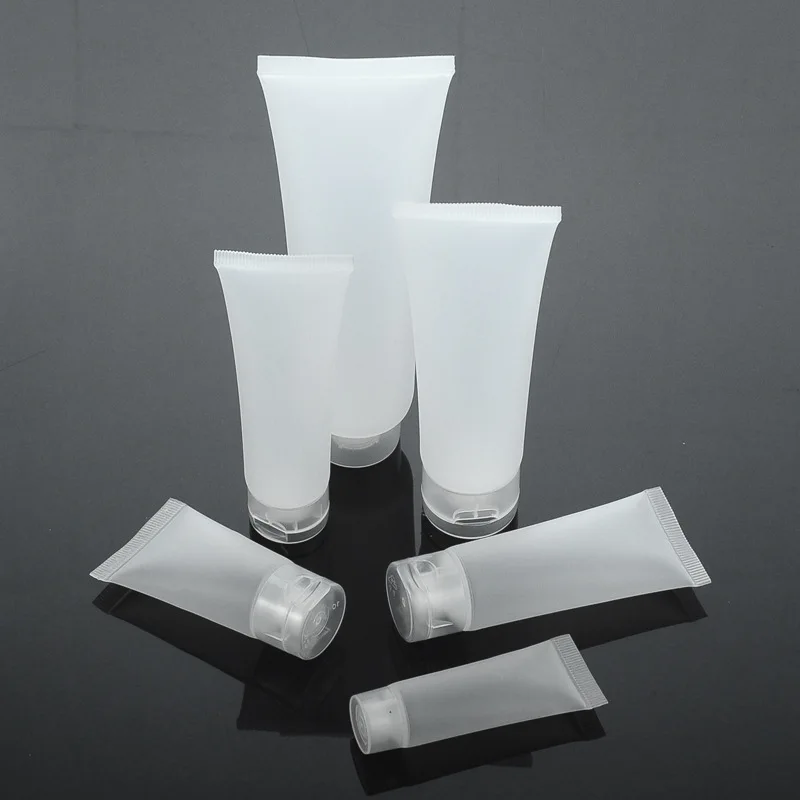 

5ml 10ml 15ml 30ml 50ml 100ml Clear Plastic Soft Tubes Empty Cosmetic Cream Emulsion Lotion Packaging Containers
