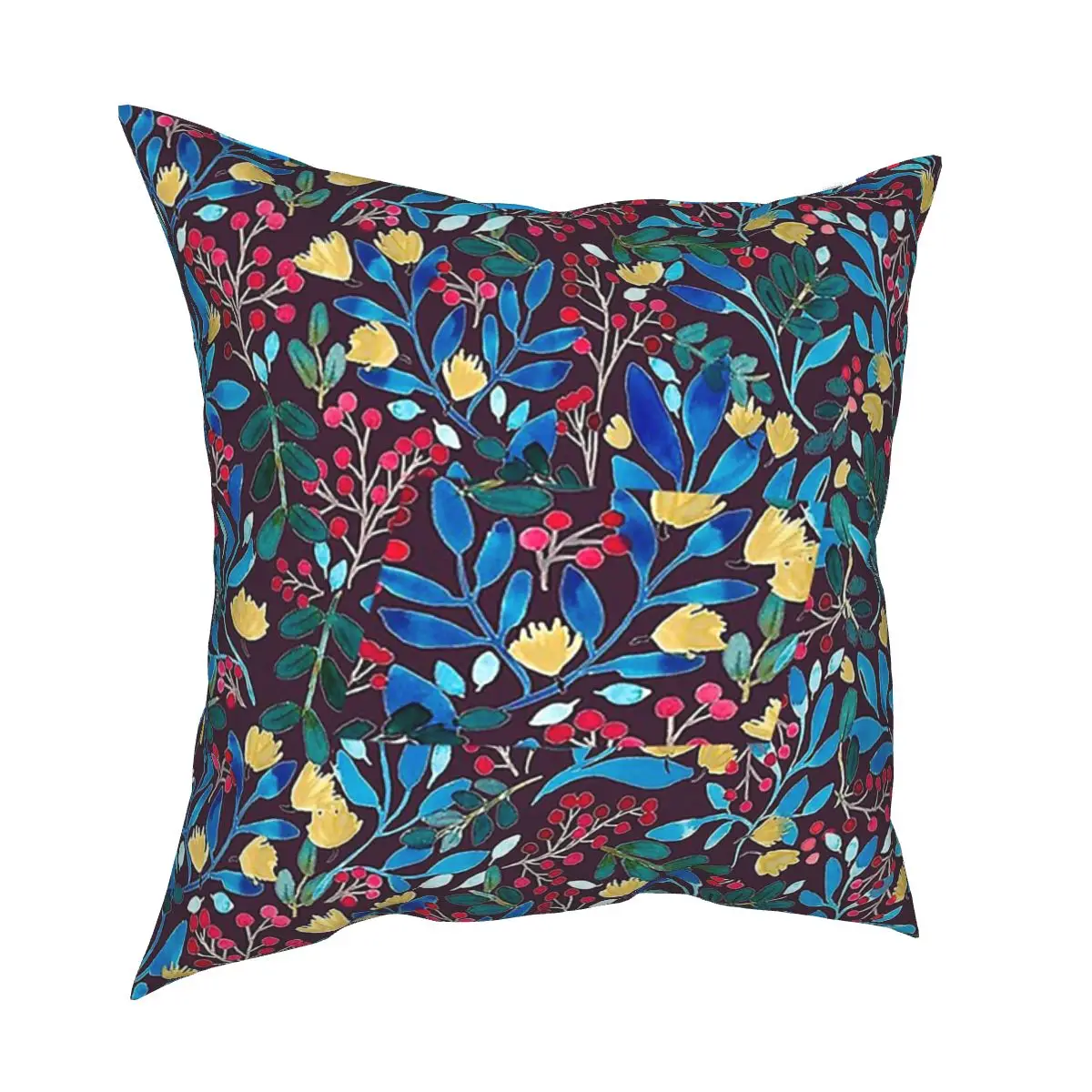 

Untitled Printed beautiful flower Polyester Cushion Cover Gift Sofa Pillow Case Cover Zippered 45X45cm Pillowcover Home Decor