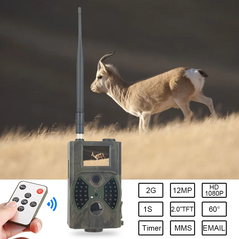 HC300M охотничья камера 12MP 940nm MMS ночное видение невидимая инфракрасная охотничья камера GMS GPRS 2G фототовушка Дикая камера