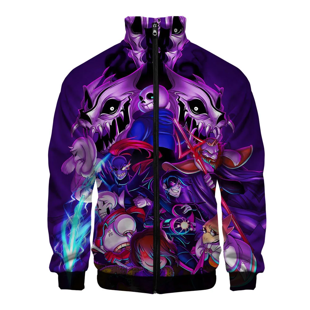 2020 undertale куртка для мужчин/для женщин комиксов ветровка из натуральной кожи 3D
