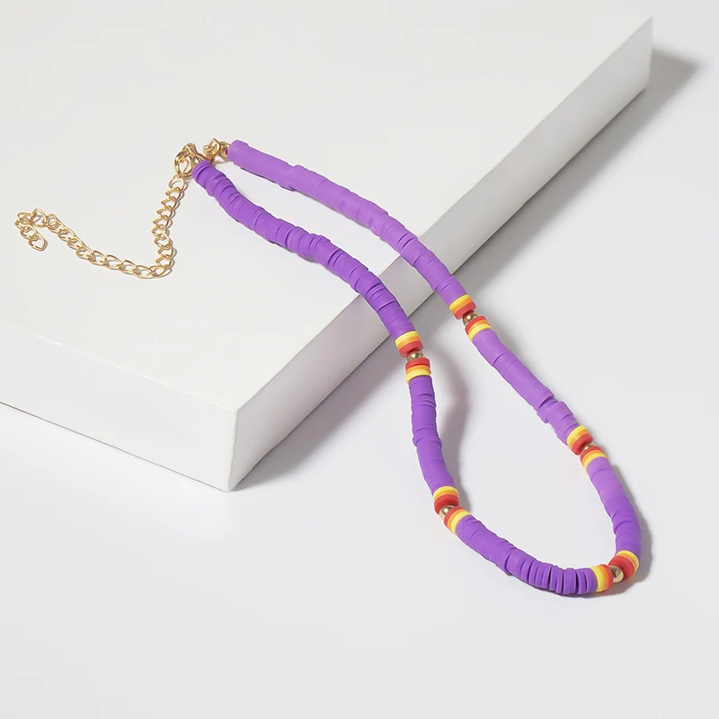 S04 SHIXIN Boho цветное колье-чокер для женщин модное Радужное корейское ожерелье этническое украшение воротника на шею колье - Окраска металла: S04