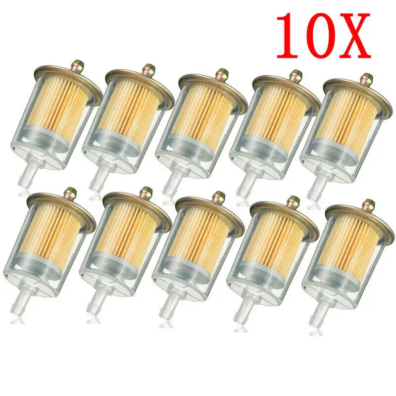 10 шт. автомобильный масляный фильтр бензиновый жидкий топливный 8 мм 3/8 дюйма