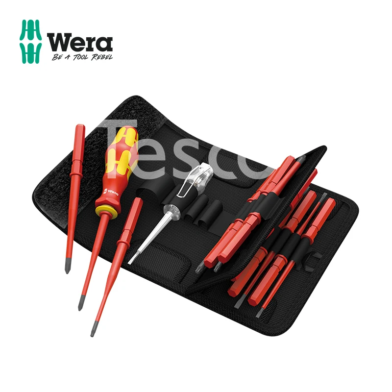 

Hardware repair hand toolbox multi-function VDE insulated screwdriver batch 16 sets