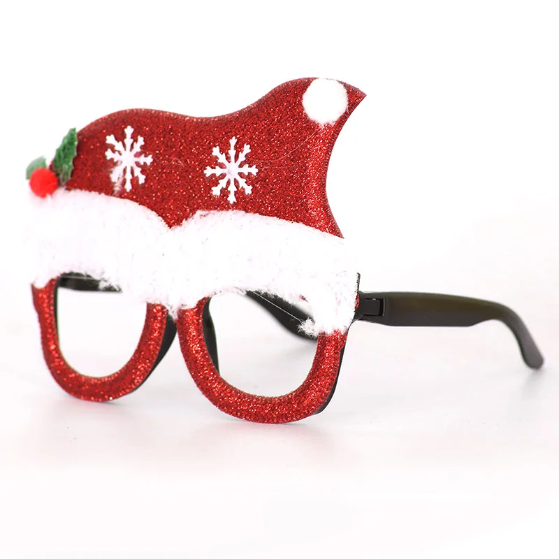Рождественское украшение пластиковые очки снеговик олень Олдмен игрушка для