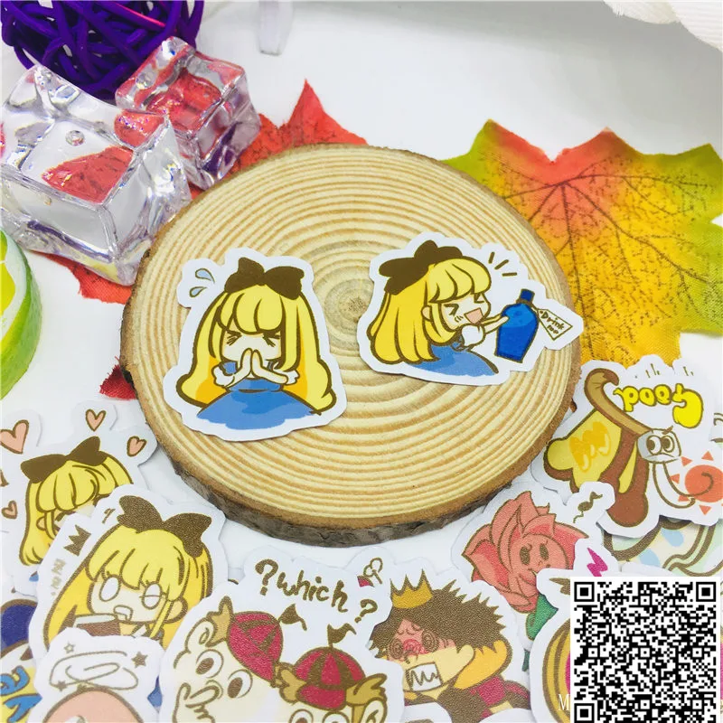 40 шт. Мультяшные наклейки с изображением плача для девочек стайлинга автомобиля