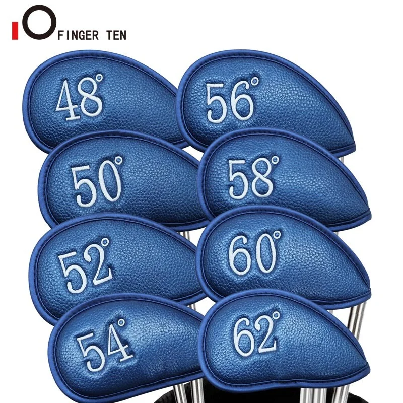 New 1pc or 1set Synthetic Leather Golf Iron Head Cover Wedge Club Degree 48 50 52 54 56 58 60 62 Dropshipping