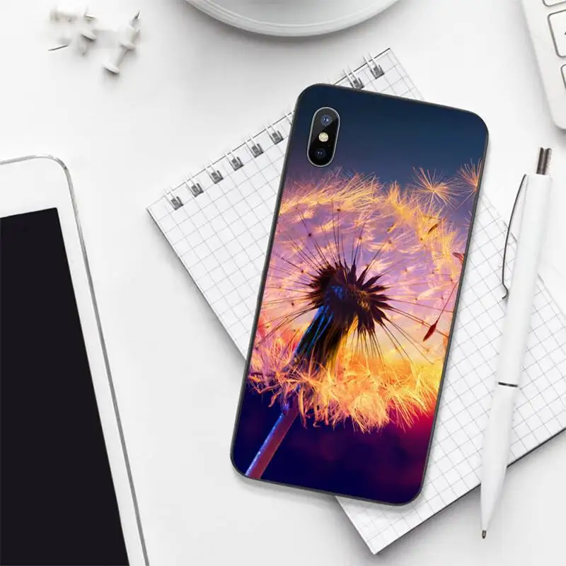 

Dandelion flying flower Phone Case for iPhone 11 12 pro XS MAX 8 7 6 6S Plus X 5S SE 2020 mini