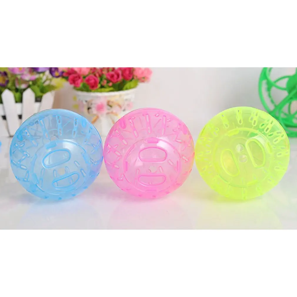 

Bright Color Pets Playing Toys Plastic Pet Rodent Mice Jogging Ball Toy Hamster Gerbil Rat Exercise Balls Play Toys