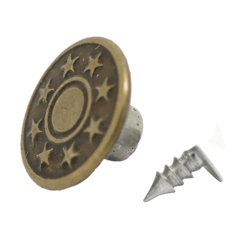 50 шт. металлические пуговицы с цветком для пальто рукоделие шитье детская