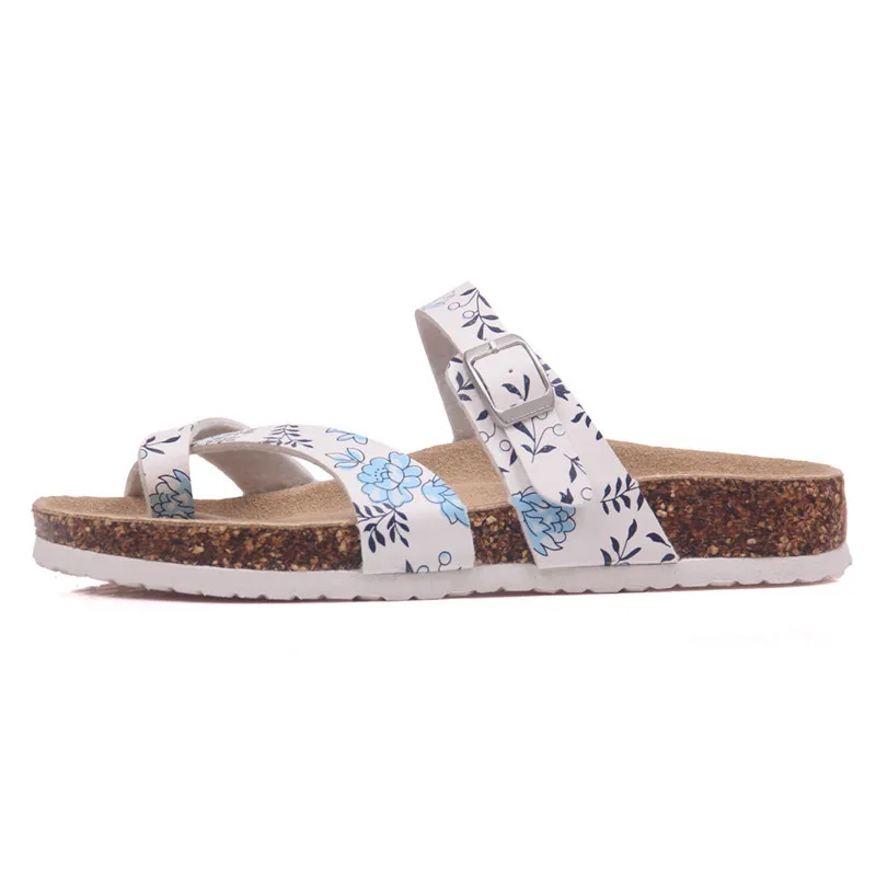 COSMAGIC 2021 Новые летние пляжные пробковые шлепанцы въетнамки женской обуви Цвет