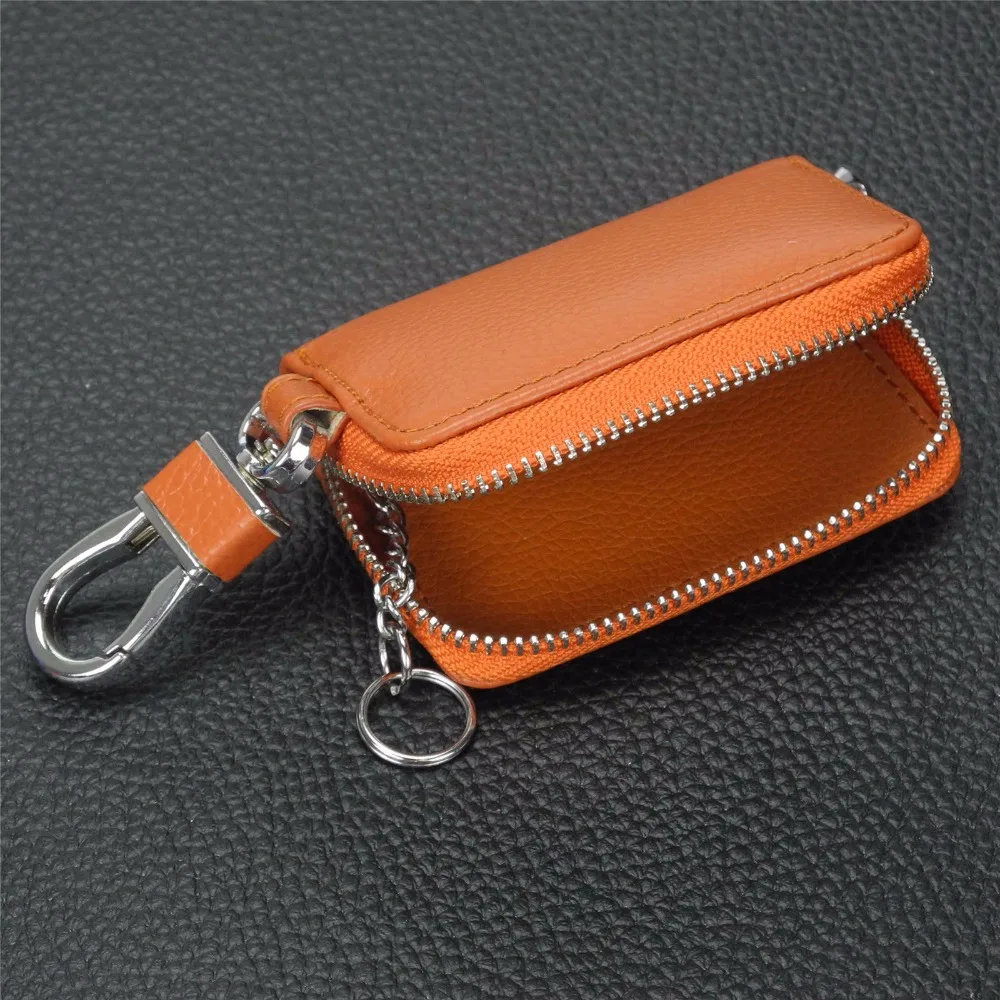2019 Men Leather Car Key Housekeeper Holders Lady Cow Fashion Zipper Bag For Dodge Coolbo Avenger Journey Caravan | Автомобили и