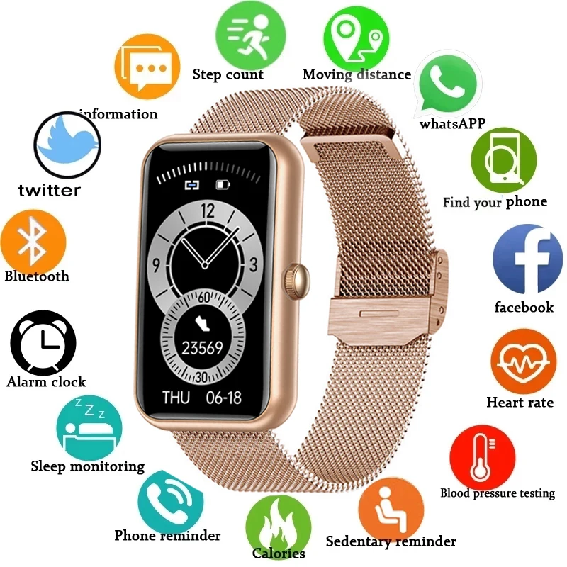 

Smart Bracelet Exercise Men Pedometer Watches Blood Pressure Blood Oxygen Detection Call Bluetooth Smart Watch Women For Huawei