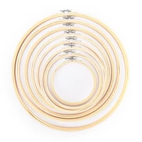 13 34cm diy needlecraft cross stitch machine bamboo frame embroidery hoop ring round loop hand household sewing tools 8 size