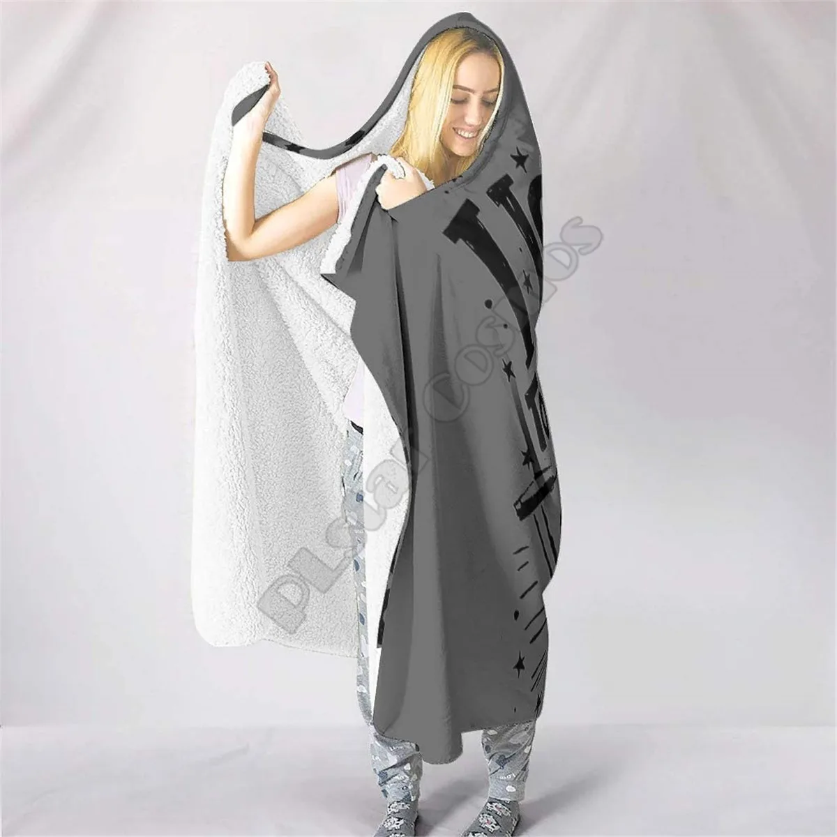 

I love you To the Moon and back Breathable Hooded Blanket 3D Printed Wearable Blanket Adults kids Blanket blanket throw blanket