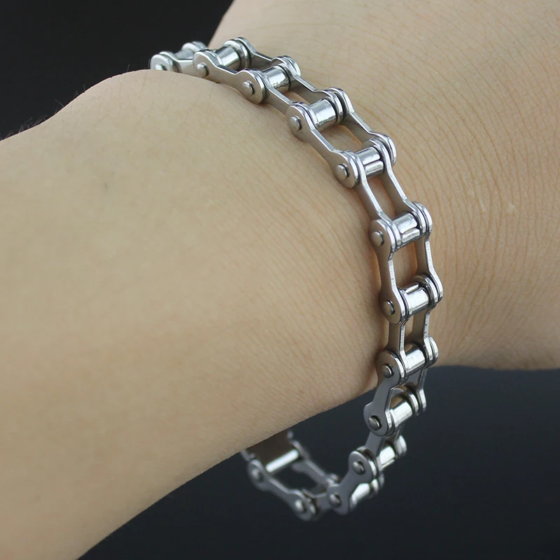 Мужской браслет на велосипед Hapiship силиконовый из нержавеющей стали для езды