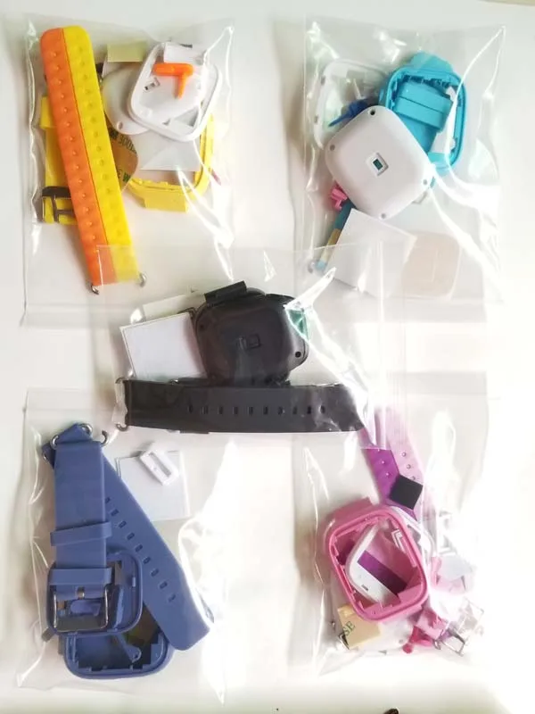 Q90 Детские умные часы Ремонтный комплект чехол с полным Корпус винты клейкий