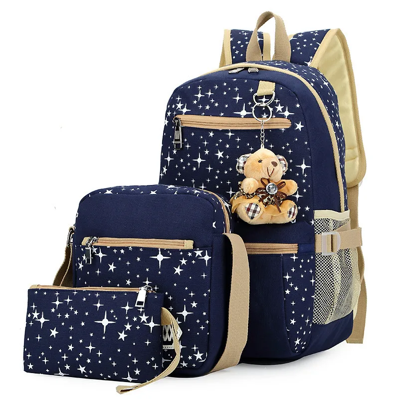 Холщовый Рюкзак для девочек, повседневная школьная сумка на плечо для ноутбука, легкие дорожные сумки
