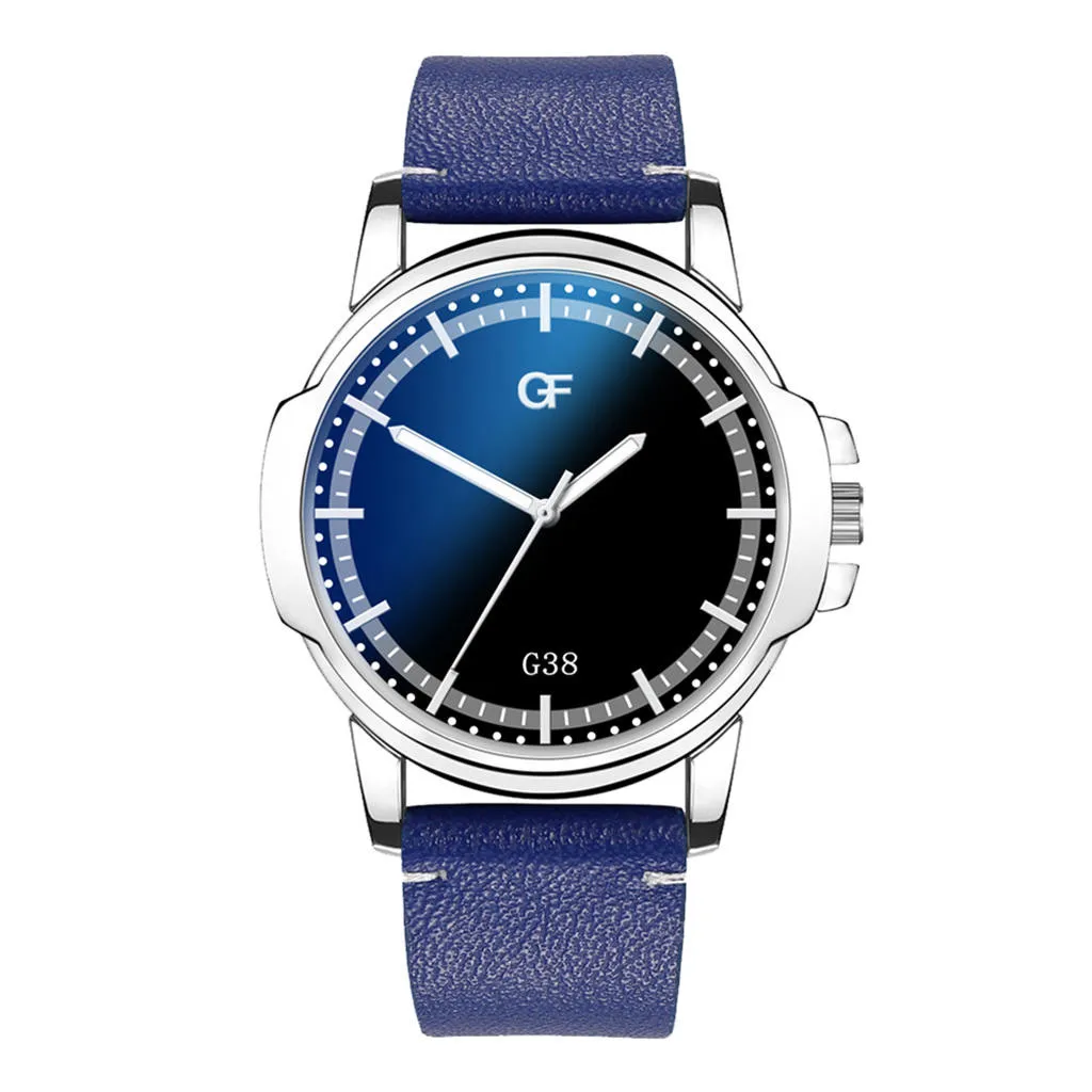 

Fashionable casual Hot Man Leather Watch Whatever Late Anyway Letter Watches New Pointer Glow Watch часы мужские наручные