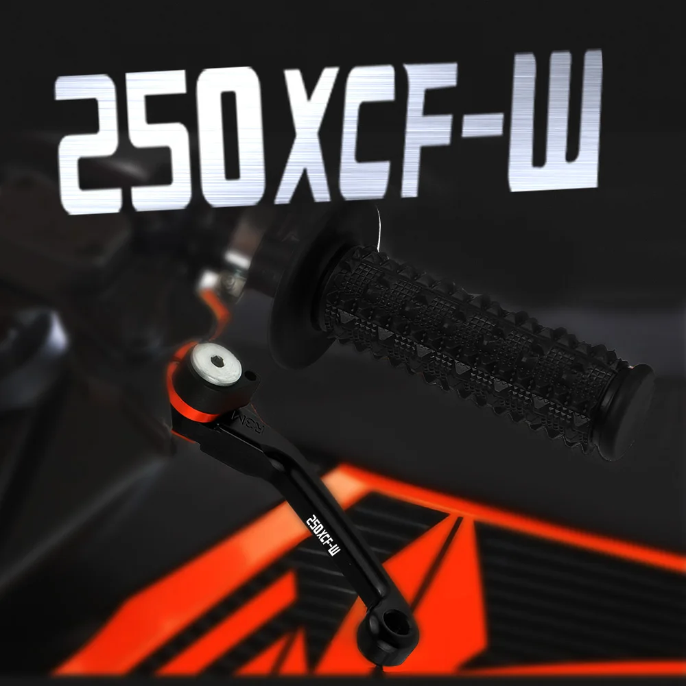 

Для мотоцикла 250XCFW 250XCF 250XCF XCFW 2014-2016 2017 2018 алюминиевый тормозной рычаг тормоза диртбайка 7/8 дюйма резиновая ручка рукоятка