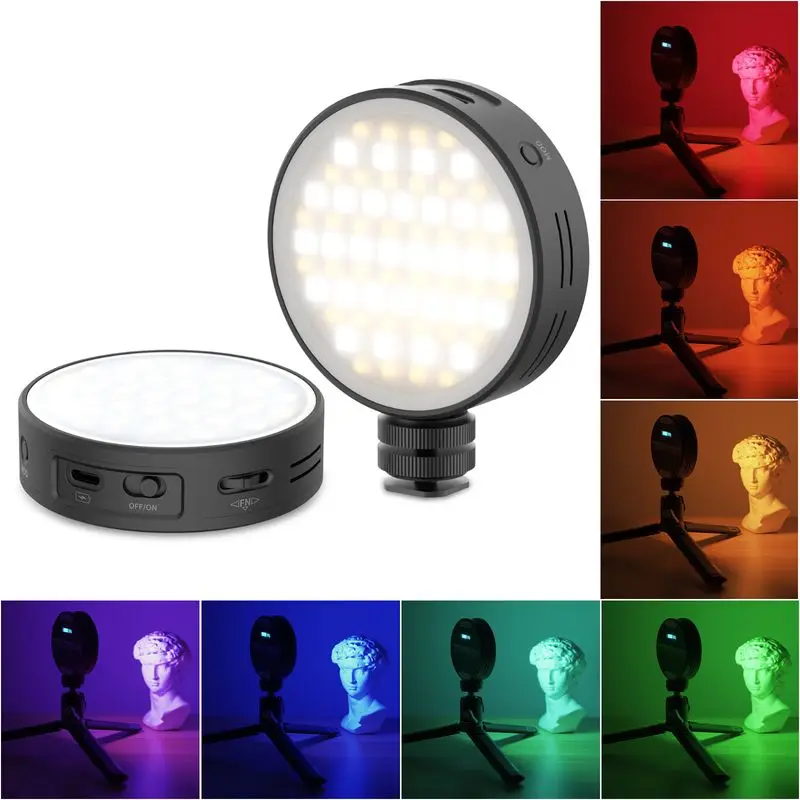 

Ulanzi R66 RGB Video Light LED Camera Light 360 Full Color Photography Lighting CRI 95 2000mAh luce ricaricabile Vlog per Live
