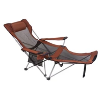 outdoor folding deck chair portable backrest fishing chair camping folding chair leisure chair beach nap chair