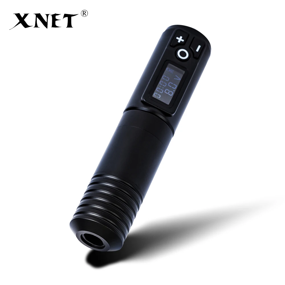 XNET Wireless Tattoo Pen Machine Battery Portable Power Coreless Motor Digital LED Display Fast Charging Tattoo Equipment