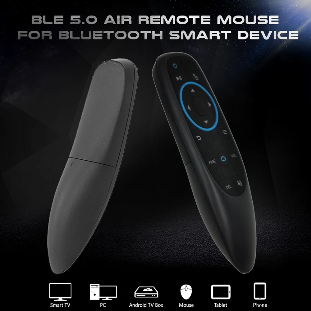 G10BTS Беспроводная Bluetooth-совместимая воздушная мышь 6-осевой гироскоп 17 клавиш