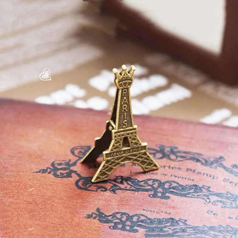 1 шт. Корея канцелярские Бизнес карты Стенд Винтаж Париж Эйфелева башня