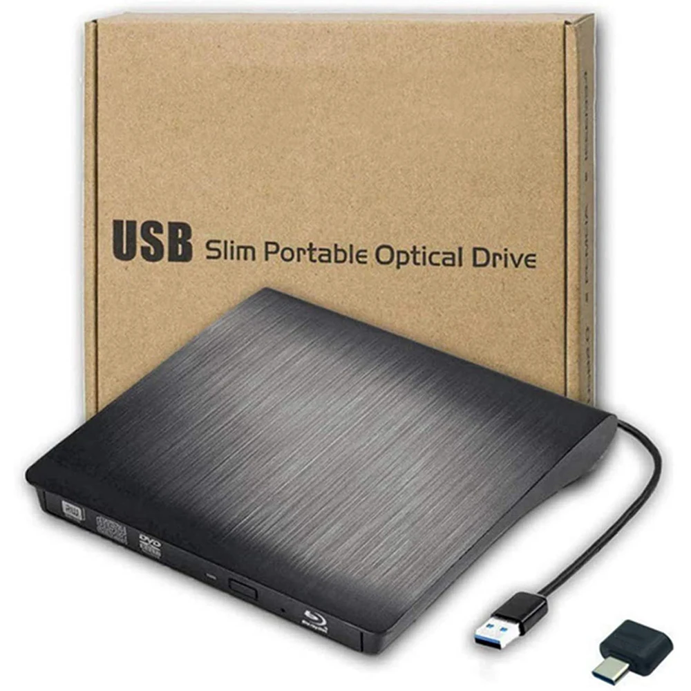 Внешний CD DVD привод USB C записывающее устройство Type 3 0 RAM горелка комбинированная