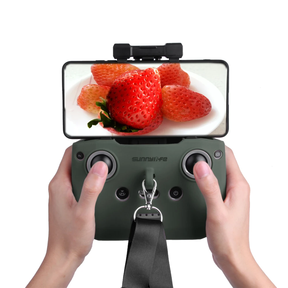 

Силиконовый чехол для пульта дистанционного управления Mavic Mini 2 Air 2S, защитный чехол с шейным ремешком, аксессуары для DJI Air 2S/Air 2/Mini 2