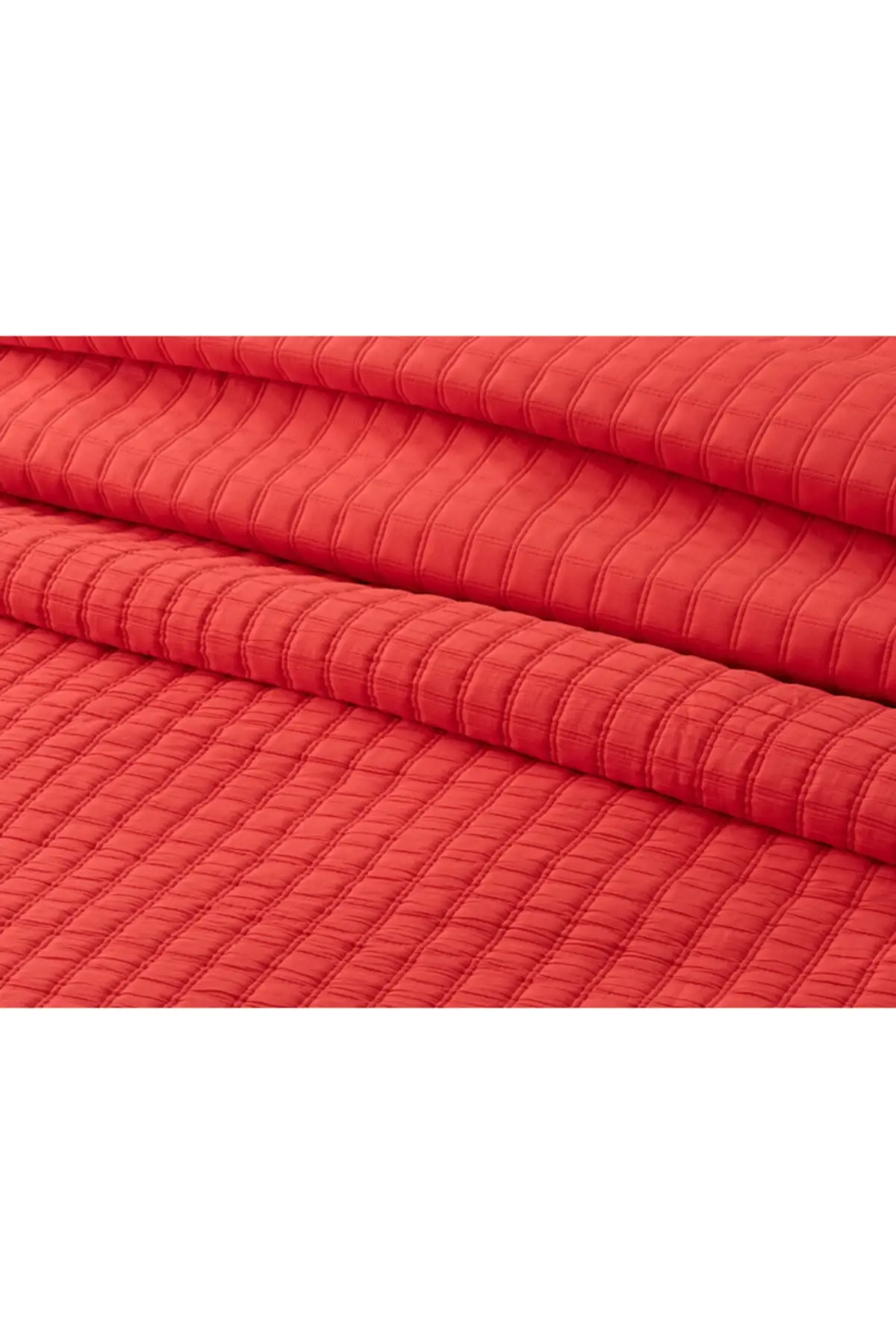 

Coral Merlin Jacquard Double Bed Cover Set 250x260 cm Red arafsz Polyester