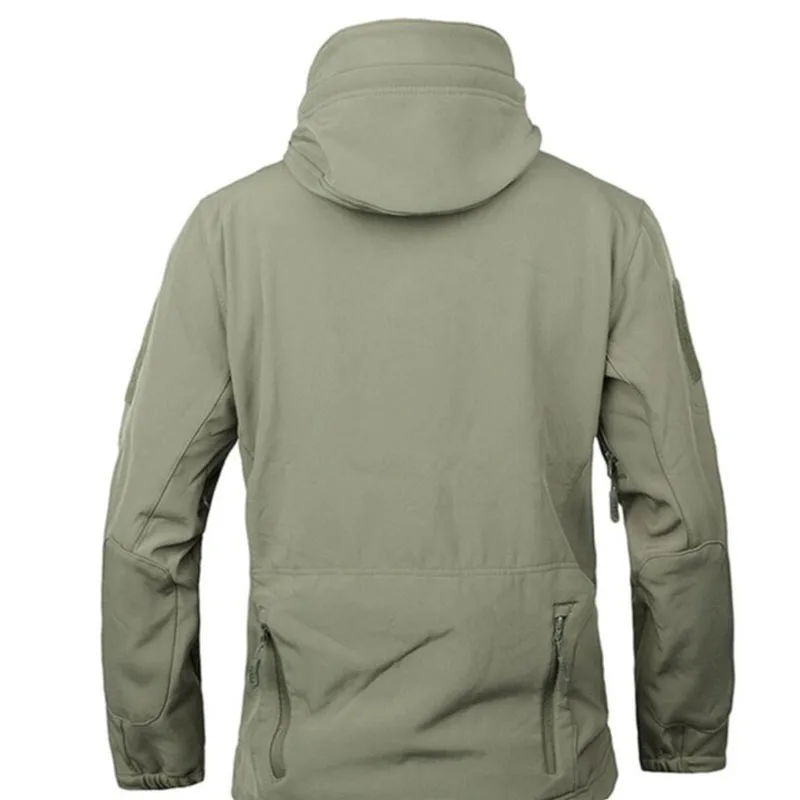 Мужская Уличная Военная Тактическая армейская куртка SoftShell Водонепроницаемая