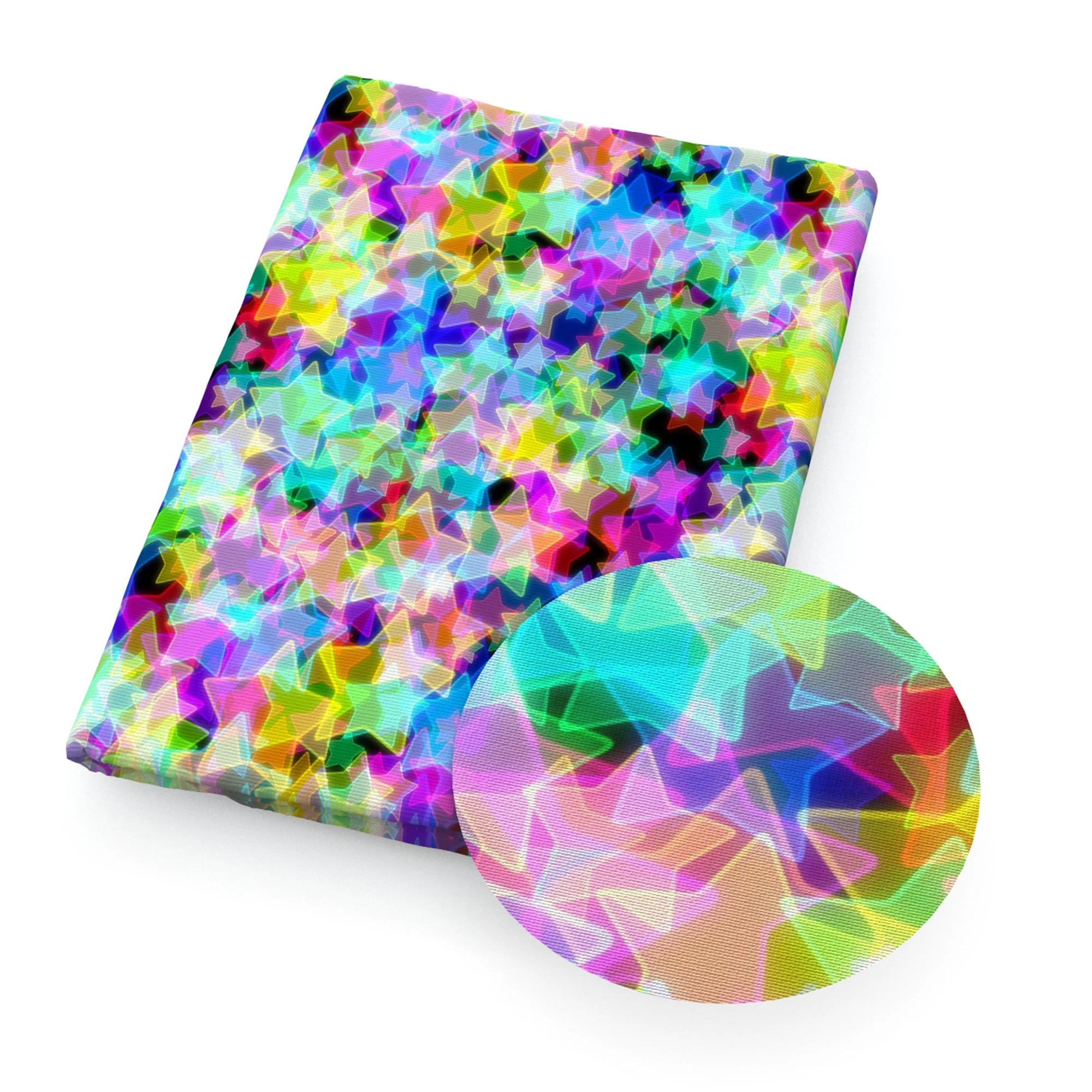 Половинная ткань из полиэстера и хлопка с принтом граффити для детского